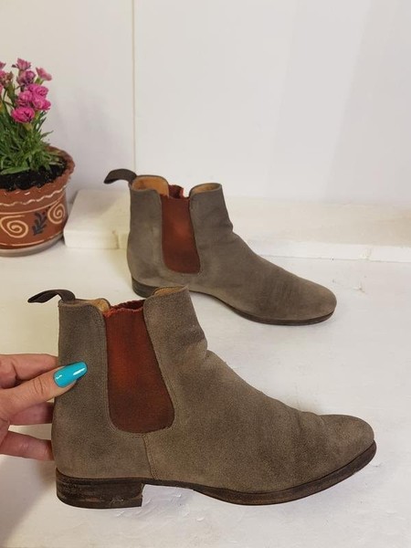 Women Schuhe & Handwerk Chelsea Boots Brown Suede