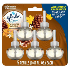 Glade Cashmere Woods PlugIns Air Freshener Re...