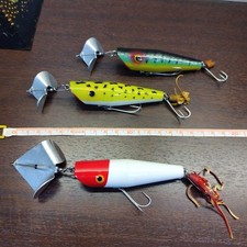 Fred Arbogast. Hula Popper, Buzzbait.