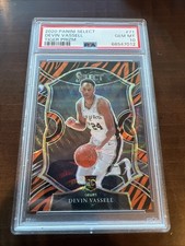 2020-21 DEVIN VASSELL PANINI SELECT #71 ROOKIE TIGER PRIZM PSA 10 RC SSP POP 4!!
