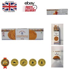 Indulge in 40 Pack Caramel Stroopwafels - Authentic Dutch Snack Delight