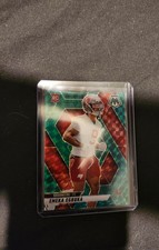 2025 Panini Mosaic - Rookies Emeka Egbuka #376 Green Mosaic Prizm (RC)