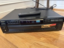 TEAC PD-D2700 5 Disc CD Player Carousel Changer W/Remote-Tested  Works Great