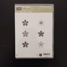 Stampin' Up Petite Petals Stamp Set 133155 Set Of 6 NEW