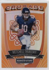 2017 Panini Rookies & Stars Crusade Orange /25 Mitchell Trubisky #16 5by