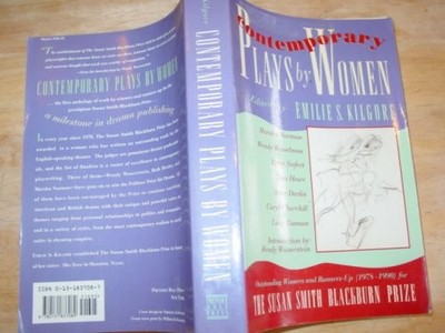 CONTEMPORARY PLAYS BY WOMEN: OUTSTANDING WINNERS AND By Emilie S. Kilgore *VG+*