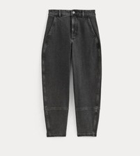 Everlane The Utility Barrel Jean Washed Black Size 28R NWT