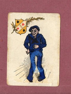 Carte da gioco JOKER jolly carte da gioco Jeu de Cartes. gambe danneggiate riverniciate#892