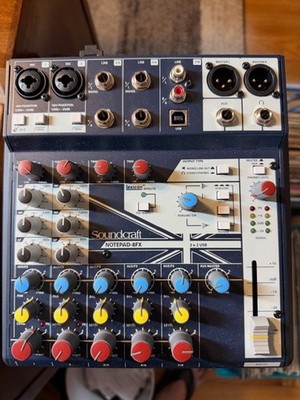 Soundcraft ‎Notepad-8FX 8 Channels Analog Mixer | eBay