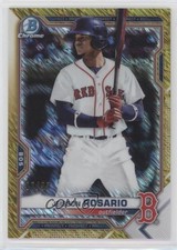 2021 Bowman Chrome Prospects Gold Shimmer Refractor 5/50 Jeisson Rosario 9hx