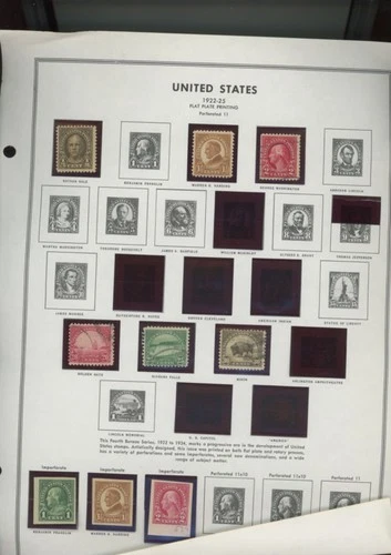 US stamp collection dealer stock  mnh mh used  593 items cv 419.00 (goo6