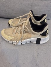 Nike Boys Low Top Athletic Sneakers Beige/Bla...