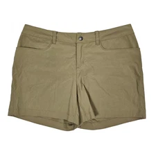 Patagonia Womens Rock Craft Shorts Tan Size 10 Hiking Climbing Outdoor Trail