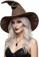 Wizard Hat for Adults Halloween Witch Hat Sorcerer Costume Accessory