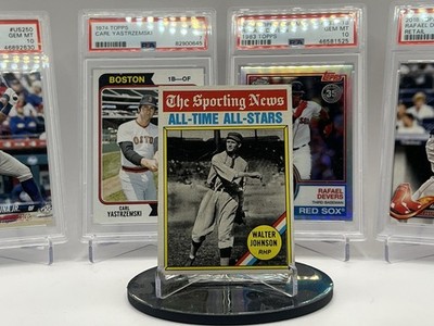 1976 Topps - The Sporting News AllTime All-Stars Walter Johnson #349