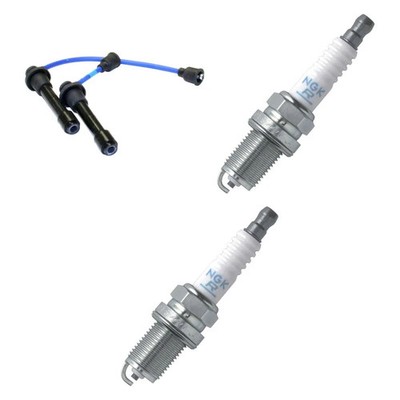 For Suzuki Esteem 1999-2000 NGK Spark Plug Wire & Spark Plug Kit