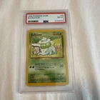 1999 Pokemon Base BULBASAUR Card #44/102 PSA 8