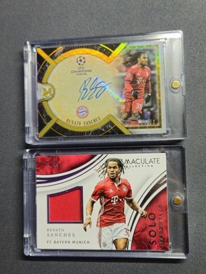 Topps Bayern München Renato Sanches Relic + Autogramm /50 (Immaculate+ Museum)
