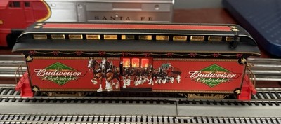 HAWTHORNE VILLAGE HO/On30 BUDWEISER ILLUMINATED CLYDESDALES CAR + COA - LN EX+++