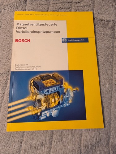 BOSCH - Magnetventilgesteuerte Diesel-Verteilereinspritzpumpen - BUCH - E001-72