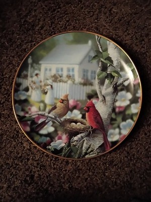 Garden Gathering Collector Plate
