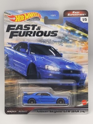 Hot Wheels 2021 Fast & Furious: Fast Superstars 1/5 Nissan Skyline GT-R (BNR 34)