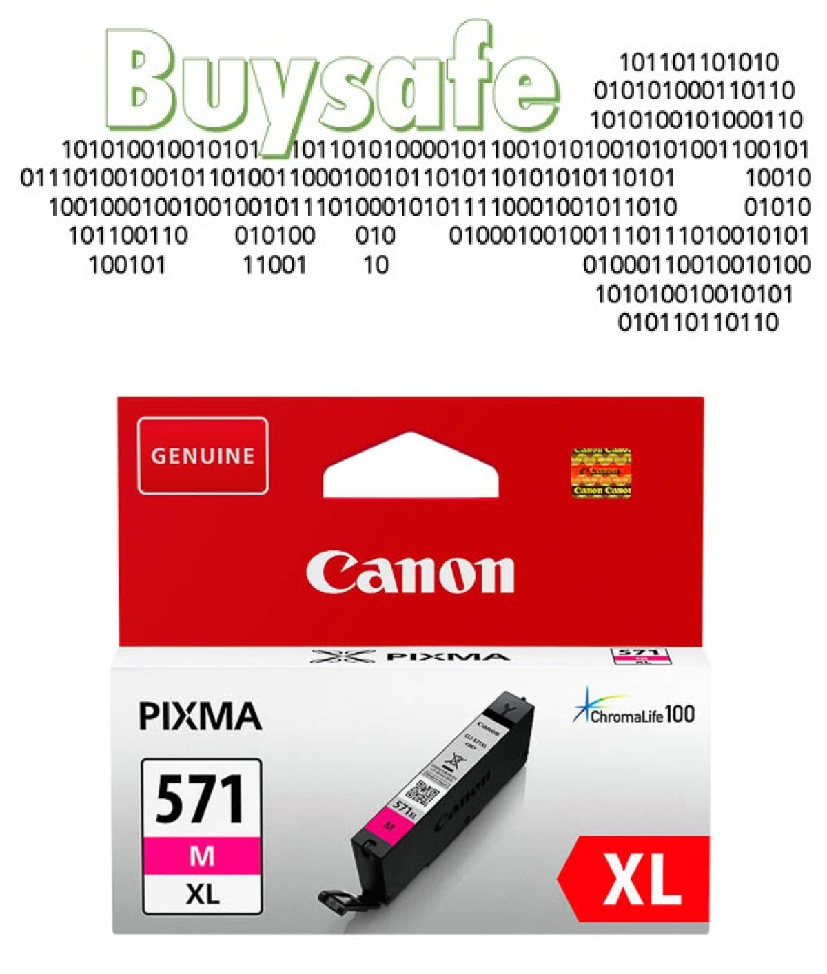 Canon CLI-571 XL Printer Ink Cartridge Magenta - 0333C001