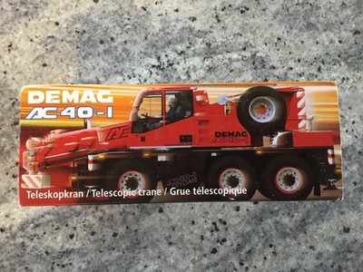 Demag AC 40-1 Telescopic Crane Conrad Model #2093/0