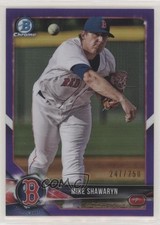 2018 Bowman Draft Chrome Purple Refractor 247/250 Mike Shawaryn #BDC-101 3pb