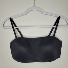 Victoria's secret black lightly lined No wire adjustable strap bra size medium