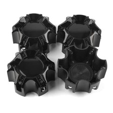 4.49in Wheel Center Caps for Ballistic Black Center Cover Replacement, 4 Pack,