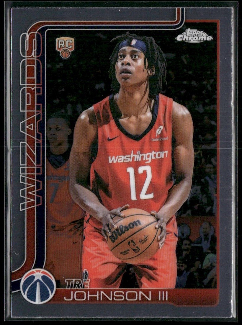 2025-26 Topps Chrome #256 Tre Johnson III