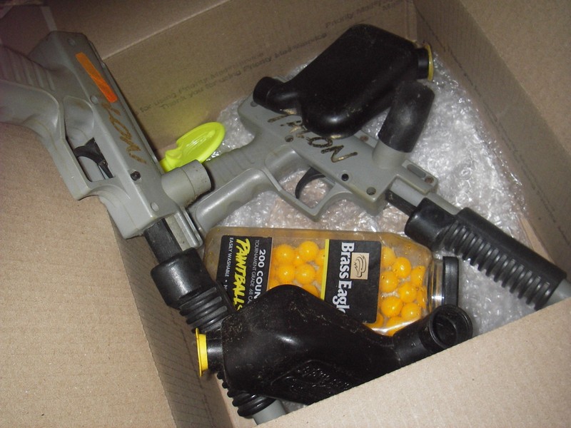 TALON PAINT BALL GUNS (2)