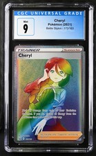 CGC 9 Cheryl 173/163 Rainbow Rare,Holo Pokémon 2021 Battle Styles on eBay