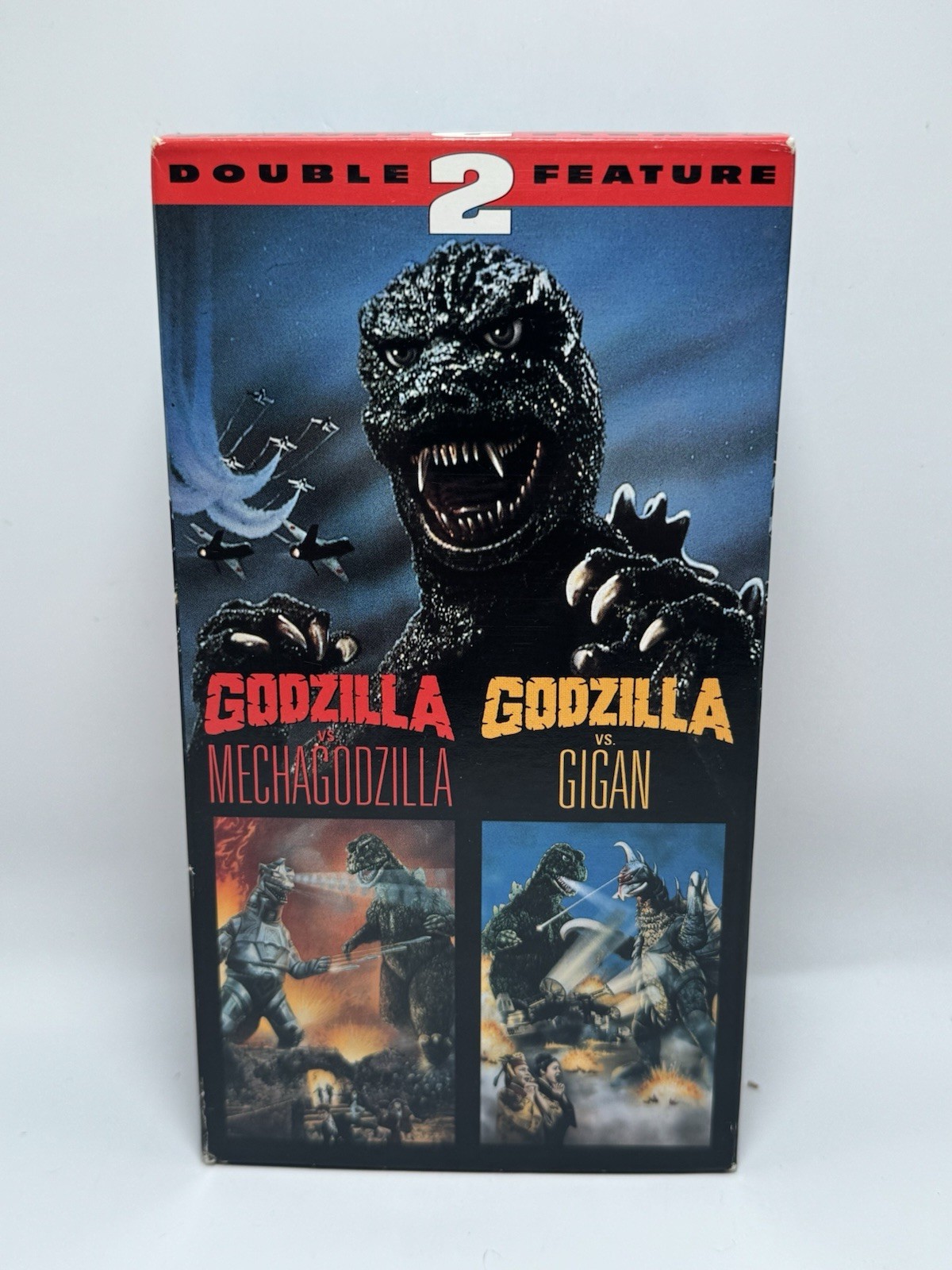 Godzilla double feature Gigan Mechagodzilla Vs.  VHS