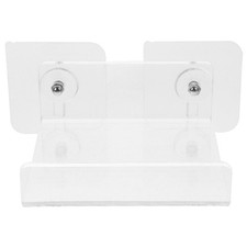 No Nails Acrylic Floating Shelf Wall Mount Rack For Bathroom Kitchen Storage Use