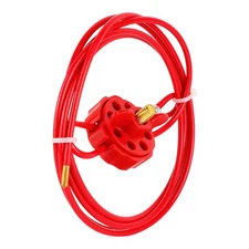 Cable Valve Lock Shutdown Maintenance Equipment Adjustable Multi Hole Security