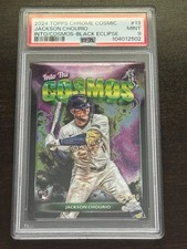 2024 Jackson Chourio TOPPS CHROME COSMIC INTO COSMOS BLACK ECLIPSE /10 INVEST!!!