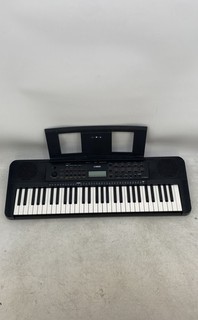 Yamaha PSR E273 Black White 61 Key Portable Musical Electronic Keyboard