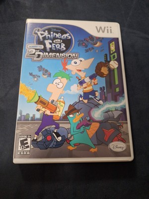 Phineas and Ferb: Across the 2nd Dimension (Wii, 2011) Complete CIB Tested