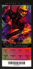 2005 2006 Rose Bowl Full Ticket USC vs Texas Natl Champions Vince Young - 176