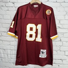 Art Monk Washington Redskins 50th Anniversary Mitchell & Ness Jersey Size 50 HOF