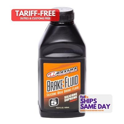 Maxima Oils 80-81916S, One Silicone Brake Fluid Dot 5 16.9Oz Bottle Performance