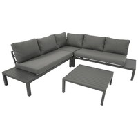 Lounge Set Aluminium Outdoor GartenmöBel Ecksofa Tisch Sitzgruppe Terrasse