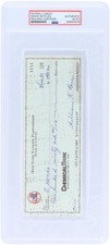 Graig Nettles New York Yankees Signed Check September 23, 1980 - PSA 84855679