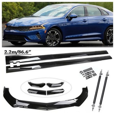 For KIA K5 Optima Forte Stinger Front Bumper Lip Splitters Side Skirt Strut Rod