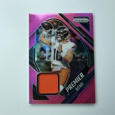 Panini 2025 Prizm Premier Jerseys Pink Prizm Memorabilia Bo Nix #PJY-BNX