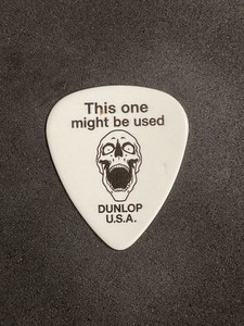 Geddy Lee RUSH This One Might Be Used Signature Guitar Pick
