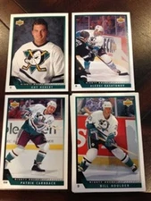 1993-94 Upper Deck Anaheim Mighty Ducks Team Set 17 Cards