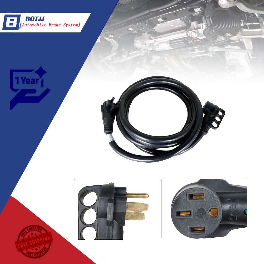 RV Extension Cord Rain Proof Power Cable 15FT 50Amp For Trailer Motorhome Camper